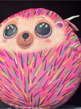 Ty Rainbow-Quilled Pink Hedgehog Plush